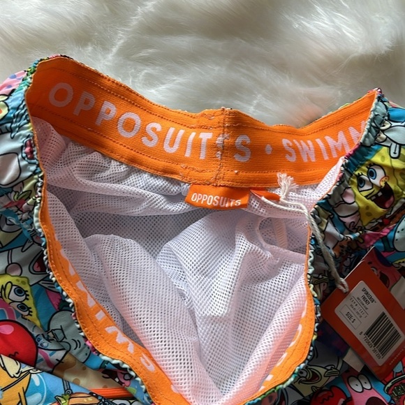 🆕 Opposuits Nickelodeon SpongeBob Frenzy Swim Short Men’s Size Small - Picture 9 of 14